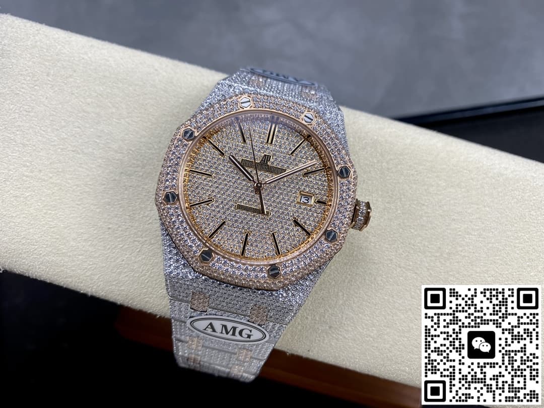 Audemars Piguet Royal Oak 15400OR.022 AMG Factory Diamond Strap
