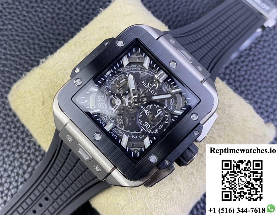 Hublot AQUARE BANG UNICO 821.NM.0170.RX BB Factory rubber strap