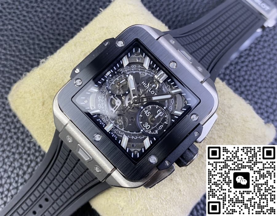 Hublot AQUARE BANG UNICO 821.NM.0170.RX BB Factory rubber strap