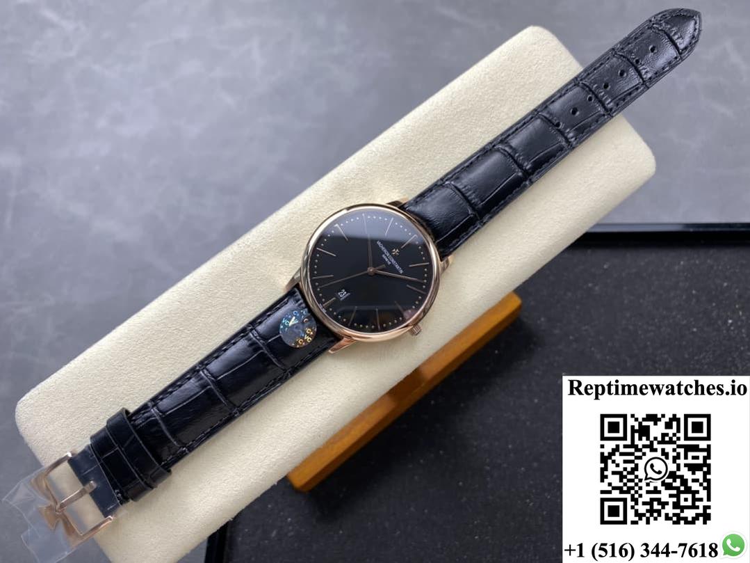 Vacheron Constantin Patrimony 85180-000R-9232 VC+ Factory Alligator Leather Strap