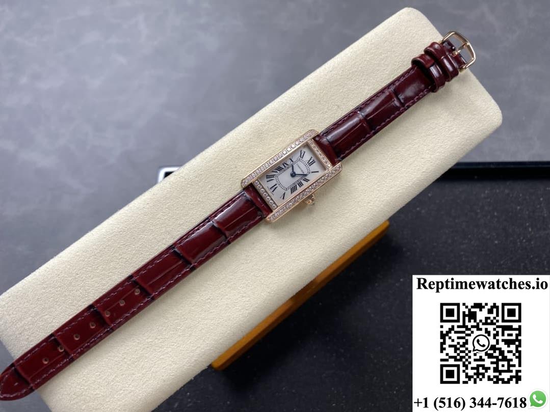 Cartier Tank WJTA0026 8848 Factory Diamond Bezel