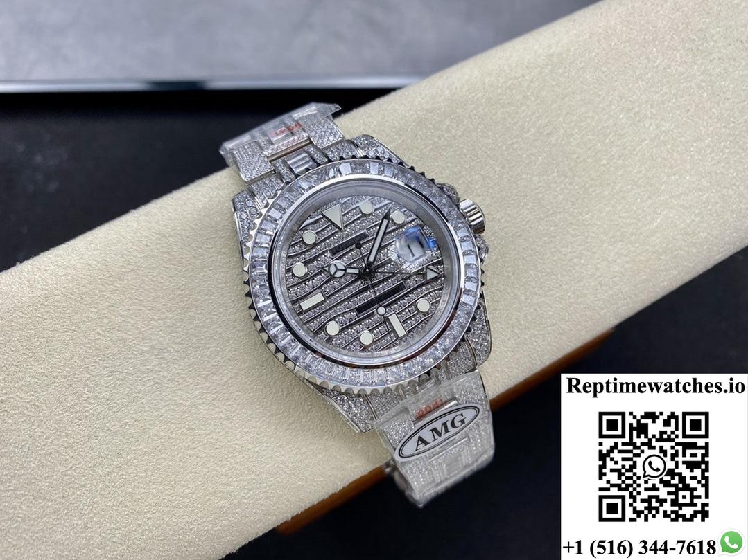 Rolex GMT-Master 116769TBR-74779B AMG Factory Dual Time Zone