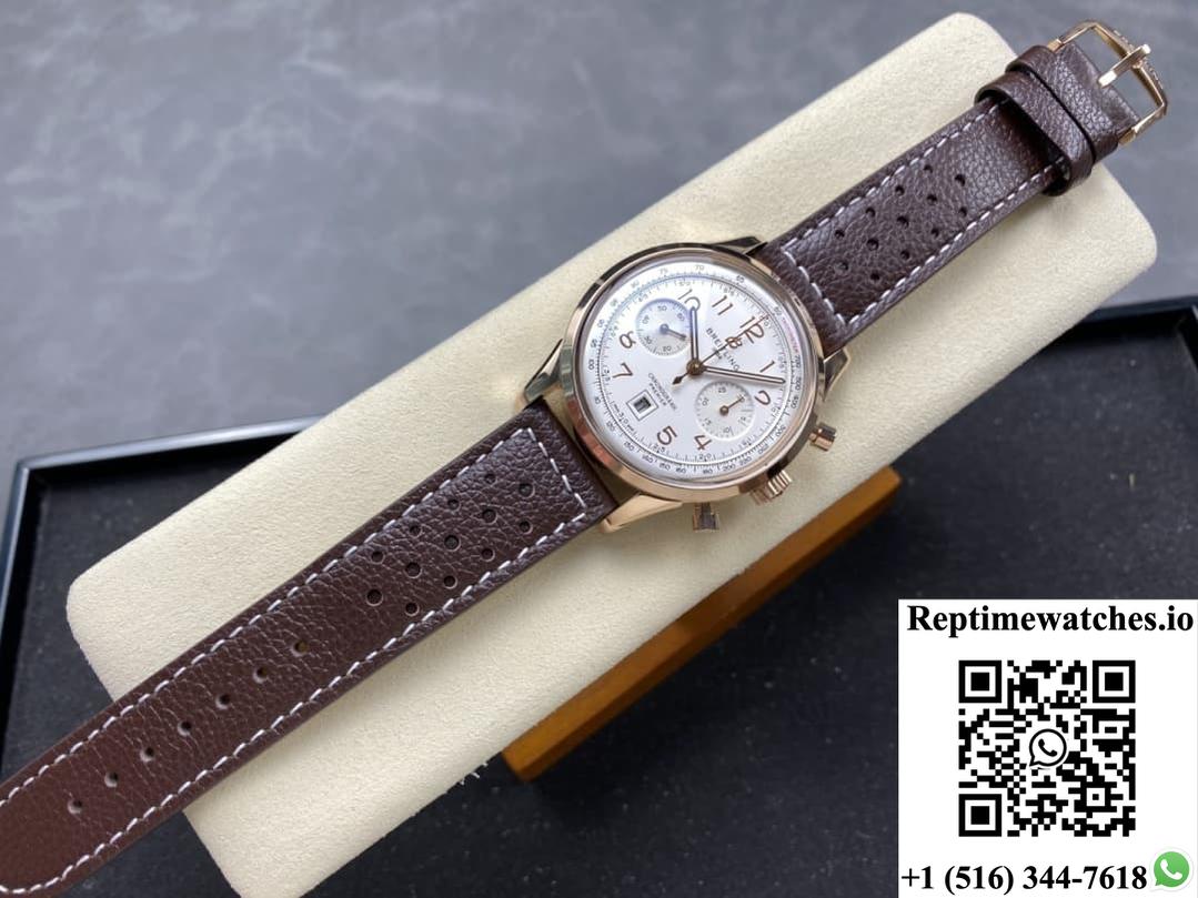 Breitling Premier RB0145371G1P1 BLS factory transparent case back