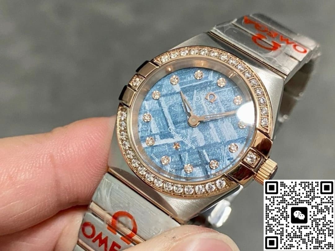Omega Constellation 131.25.28.60.99.001 TW factory diamond bezel
