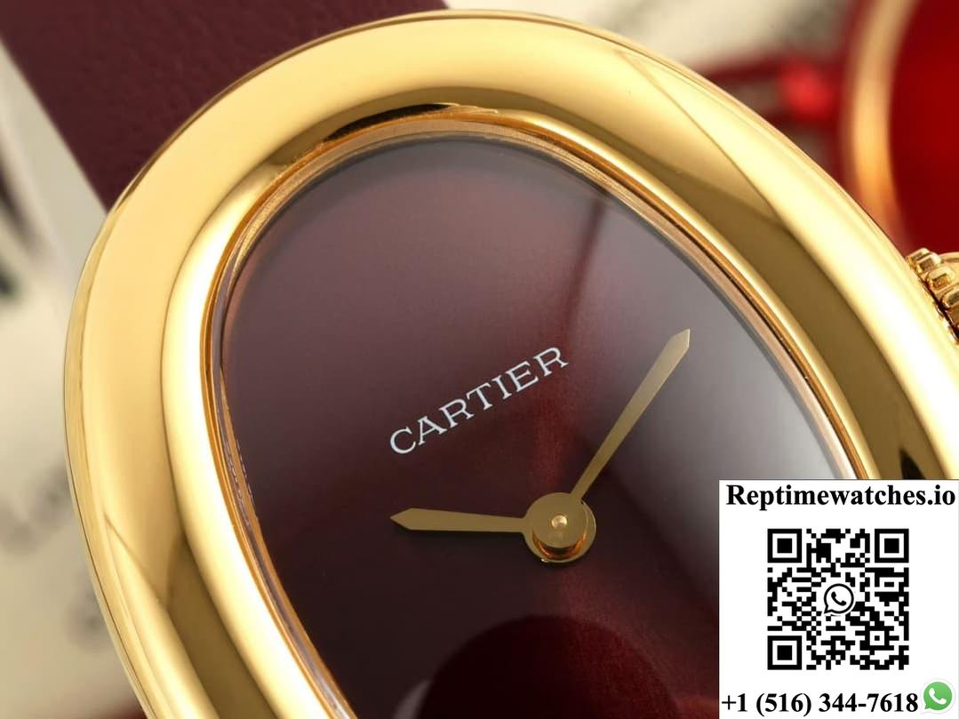 Cartier tub WGBA0032 AF factory cowhide strap