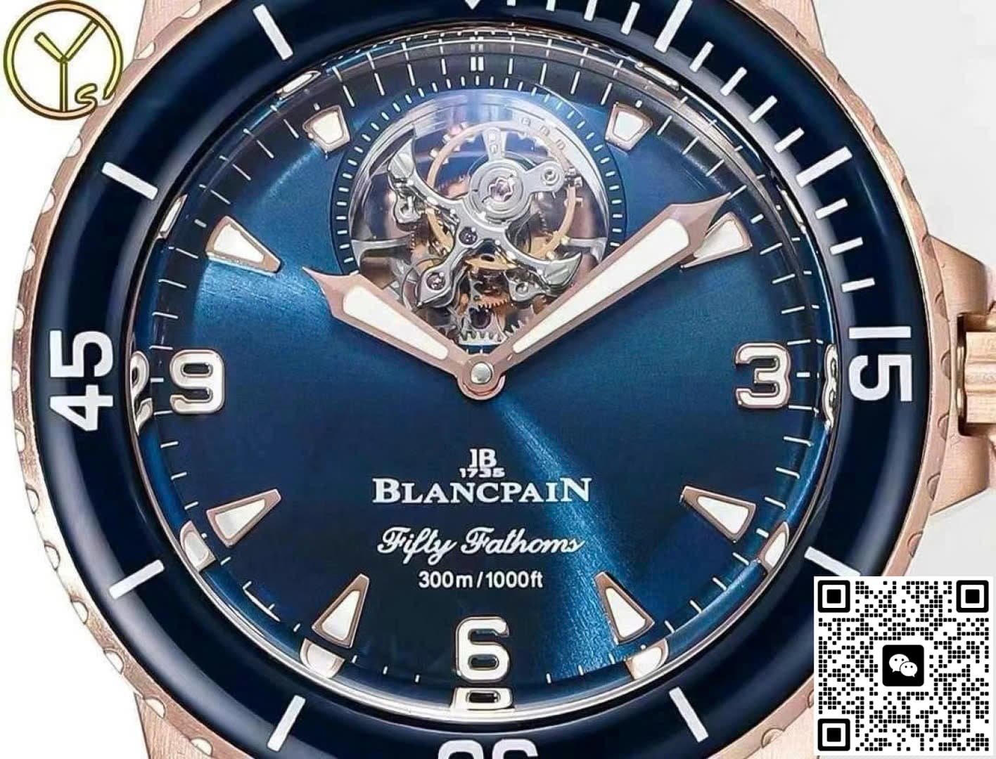 Blancpain Fifty Fathoms 5025-36B40-O52B YS Factory Tourbillon