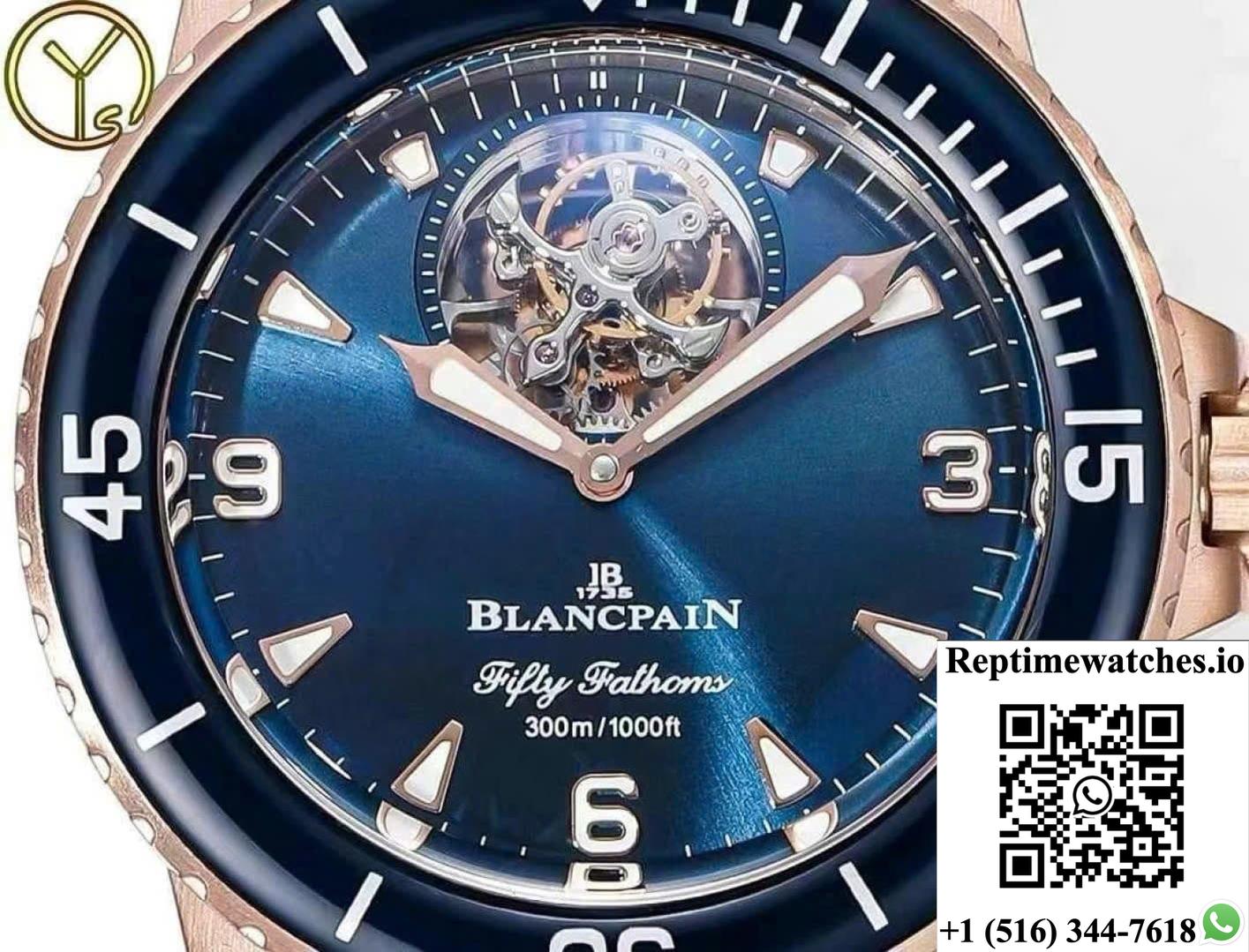 Blancpain Fifty Fathoms 5025-36B40-O52B YS Factory Tourbillon
