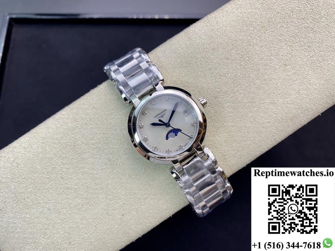 Longines Elegant L8.116.4.87.6 Gs Factory White Dial-Rep Time Watches