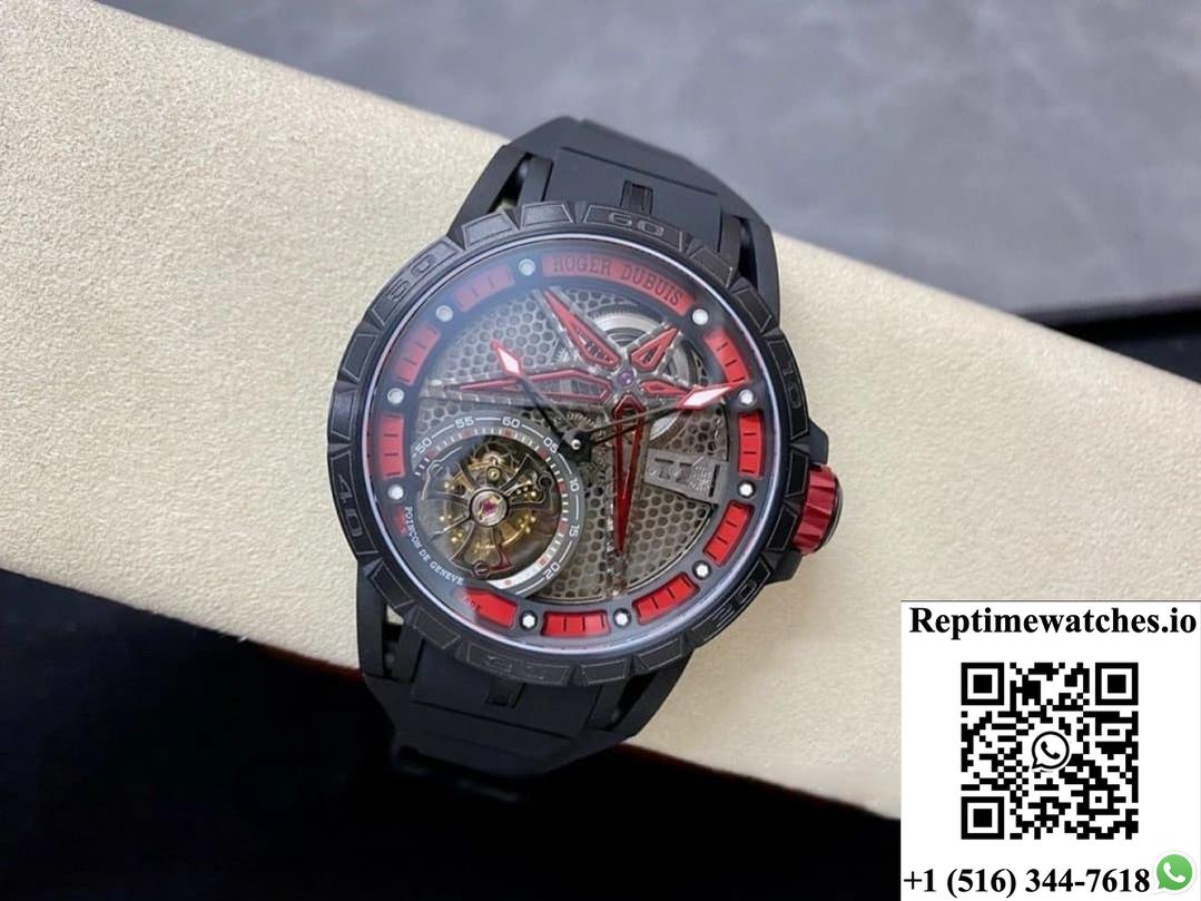 Roger Dubuis King Of Speed Rddbex0817 Bbr Factory Hollow Dial-Rep Time Watches