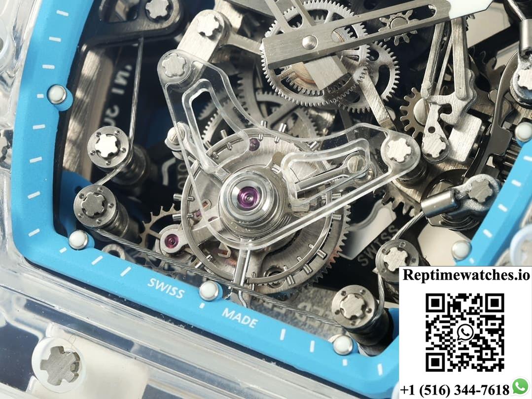 Richard Miller RM56-02 RM Factory Tourbillon Blue Bezel