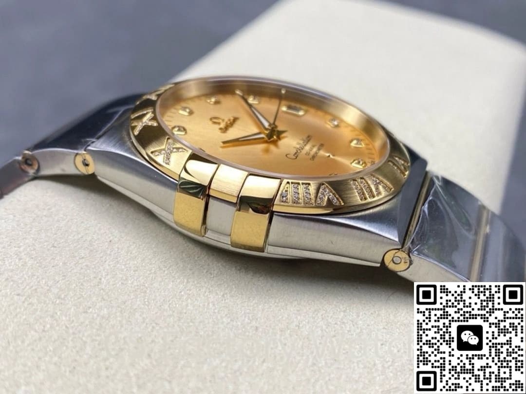 Omega Constellation 123.25.38.21.58.002 M+ Factory Date Display