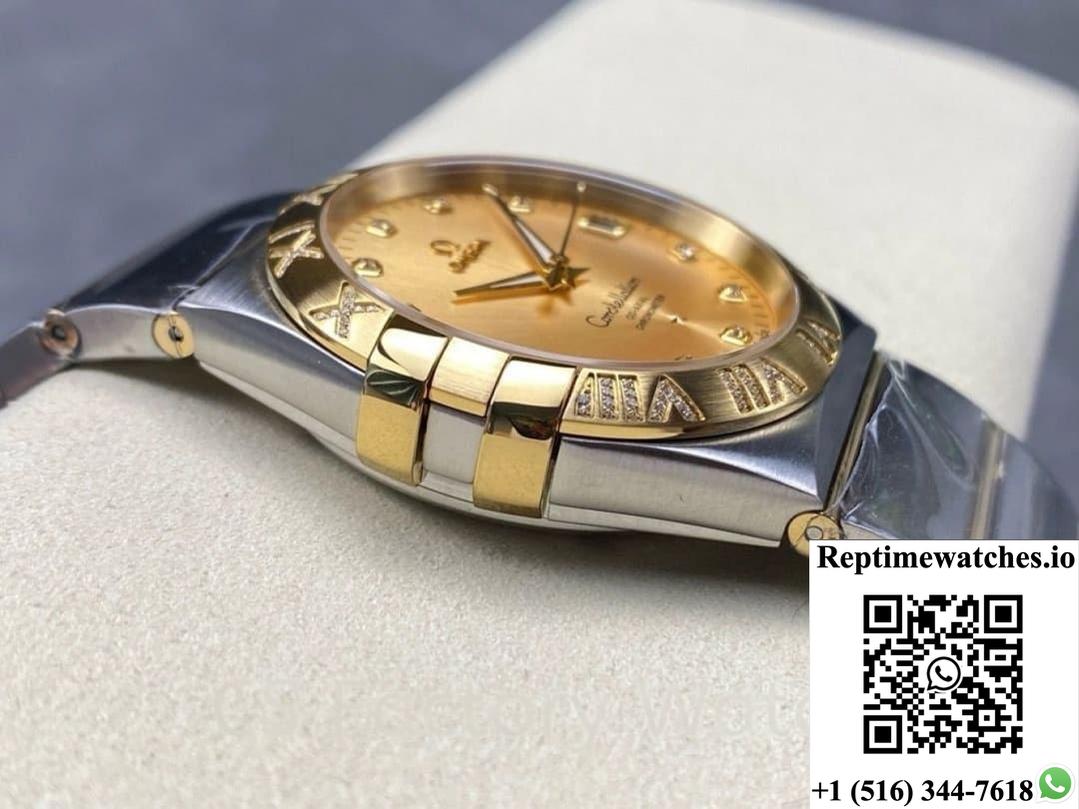 Omega Constellation 123.25.38.21.58.002 M+ Factory Date Display