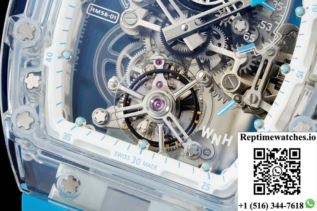 Richard Miller RM56-01 RM Factory Tourbillon Blue Strap