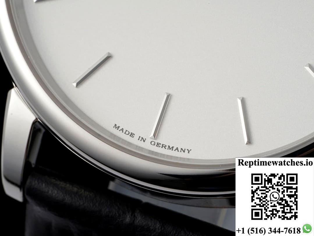 Lange Saxonia 201.027-Ls2013Am F8 Factory V3 White Dial-Rep Time Watches