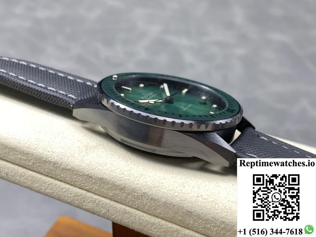Blancpain Fifty Fathoms 5000-0153-B52A Gf Factory Green Dial-Rep Time Watches