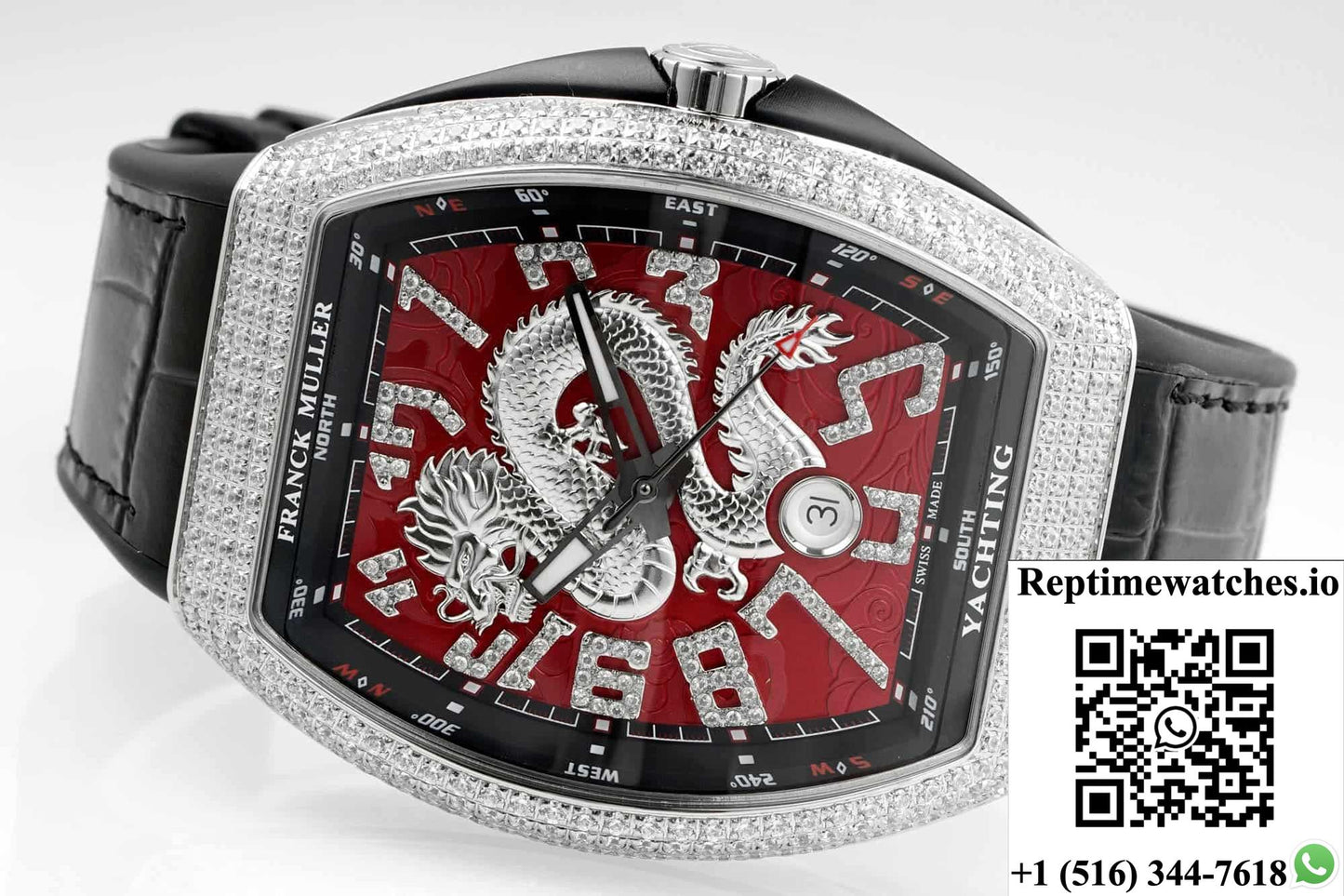 Franck Muller Vanguard ABF Factory Diamond-Set Hour Markers