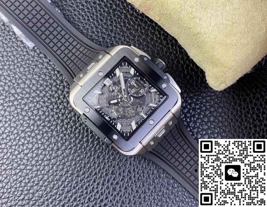 Hublot AQUARE BANG UNICO 821.NM.0170.RX BB Factory rubber strap