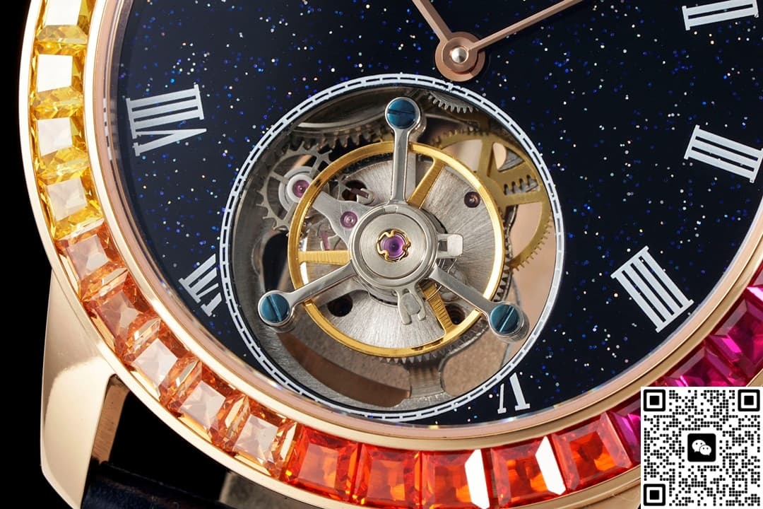 Patek Philippe Tourbillon RMS Factory Rainbow Bezel