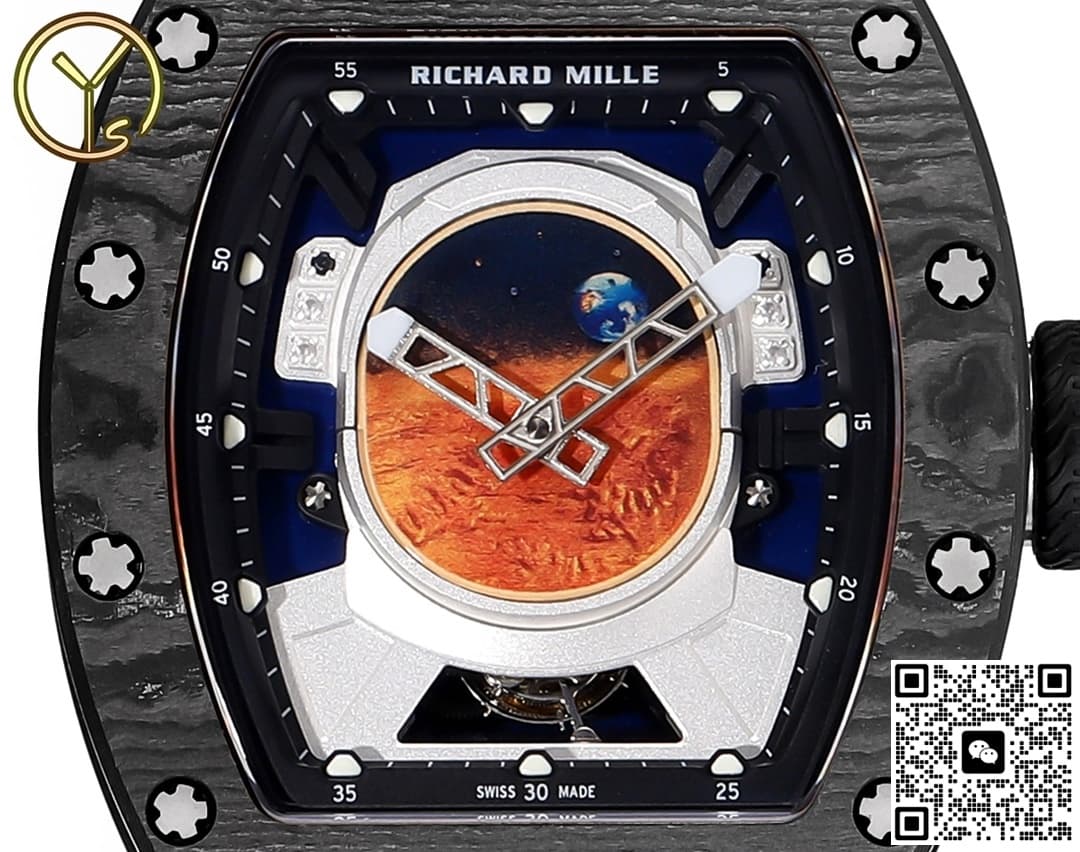 Richard Miller Men’s RM 52-05 YS Factory Rubber Strap
