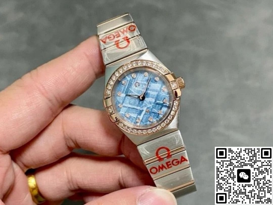 Omega Constellation 131.25.28.60.99.001 TW factory diamond bezel