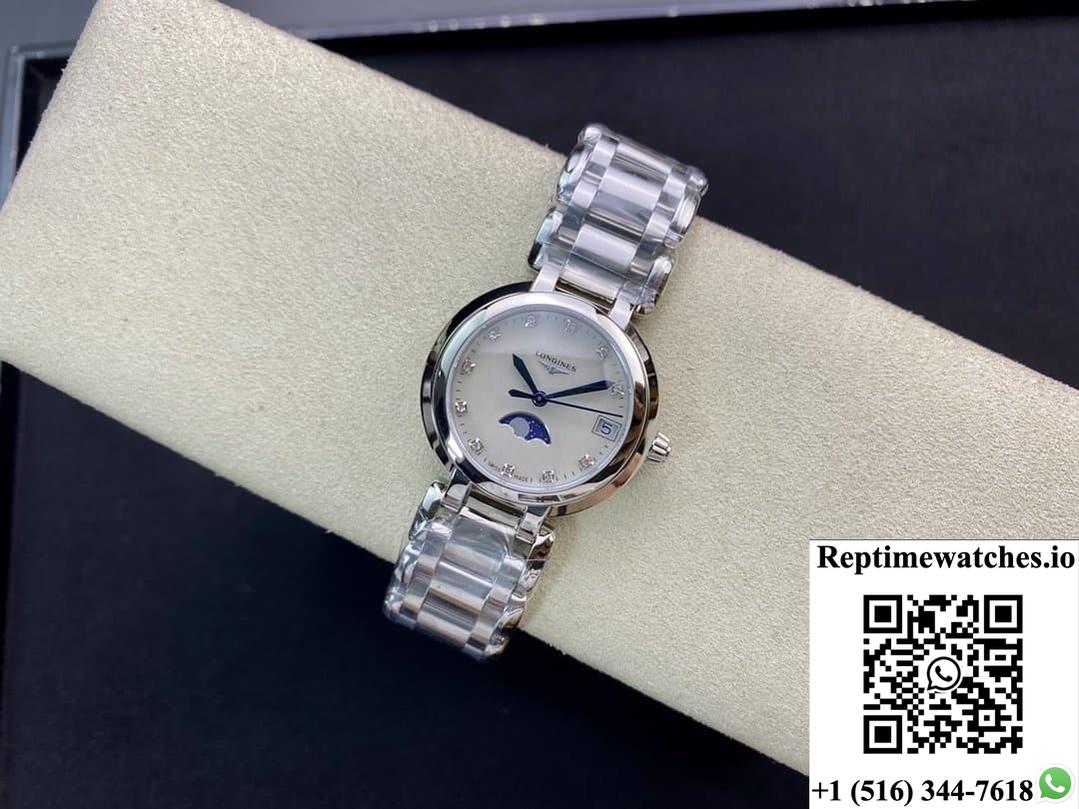 Longines Elegant L8.116.4.87.6 Gs Factory White Dial-Rep Time Watches