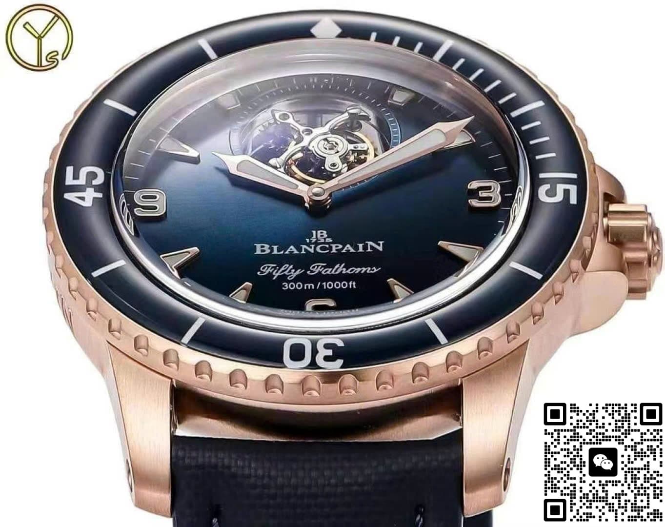 Blancpain Fifty Fathoms 5025-36B40-O52B YS Factory Tourbillon