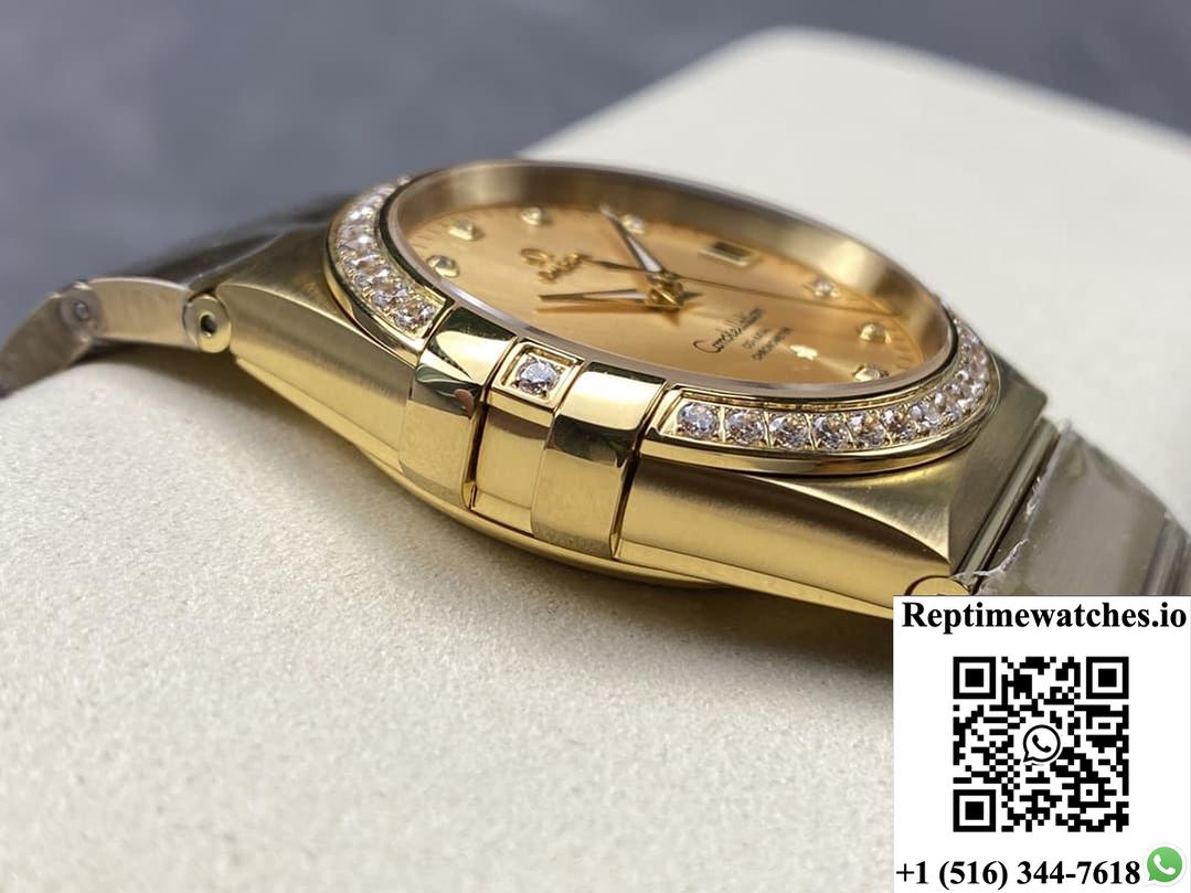 Omega Constellation 123.55.38.21.58.001 OM Factory Date Display