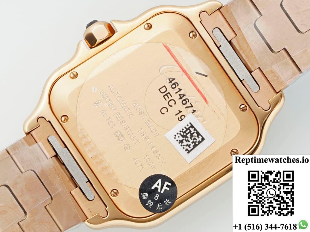 Cartier Santos WGSA0018 AF factory date display