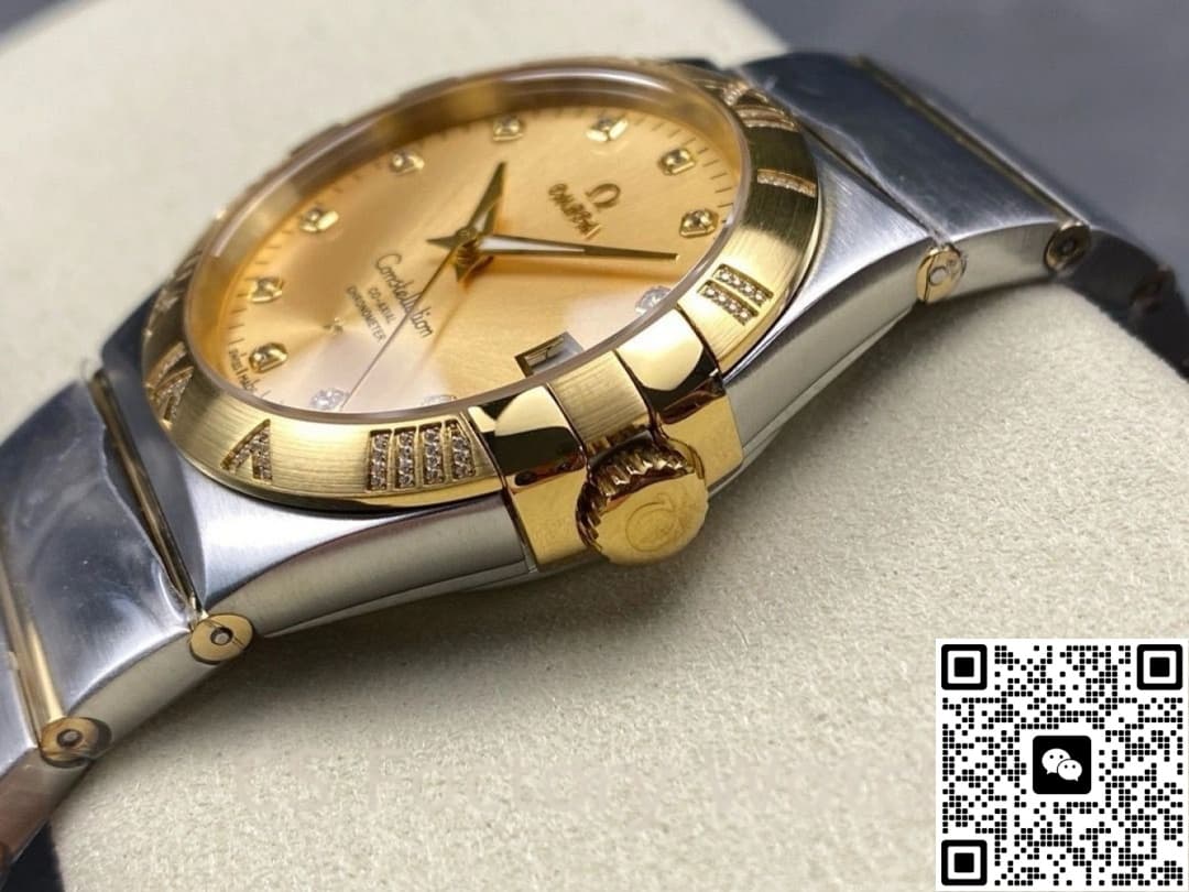 Omega Constellation 123.25.38.21.58.002 M+ Factory Date Display