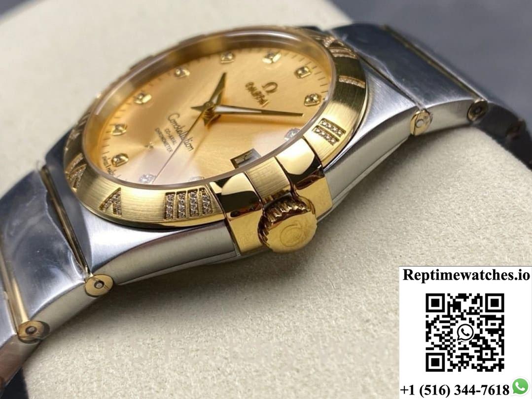 Omega Constellation 123.25.38.21.58.002 M+ Factory Date Display