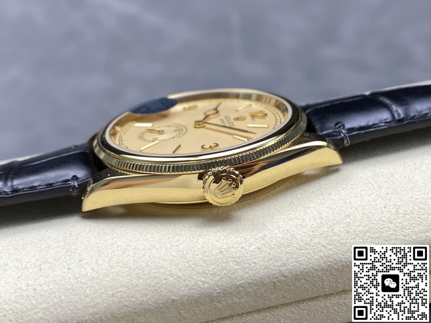 Rolex Perpetual 1908 m52508-0004 R+ factory leather strap