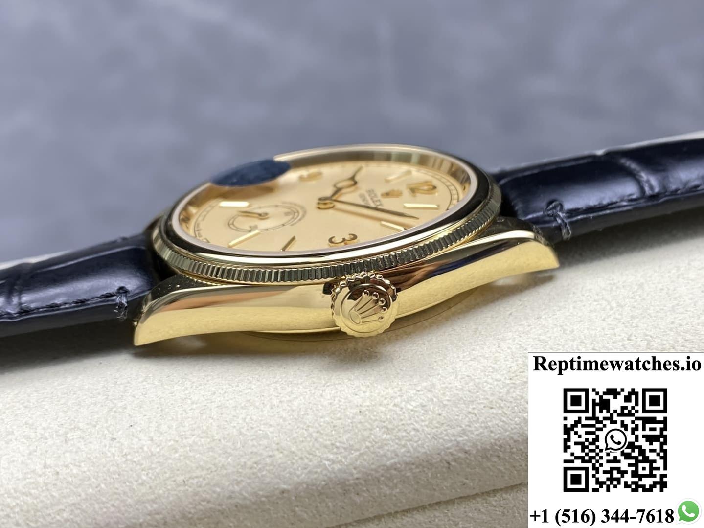 Rolex Perpetual 1908 m52508-0004 R+ factory leather strap
