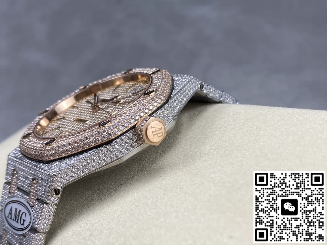 Audemars Piguet Royal Oak 15400OR.022 AMG Factory Diamond Strap