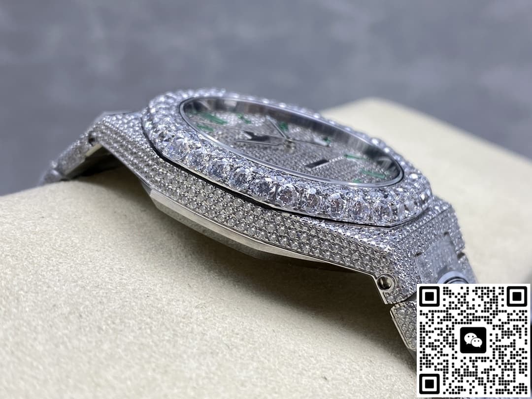 Audemars Piguet Royal Oak 15400ST.010 AMG Factory Diamond Hour Markers