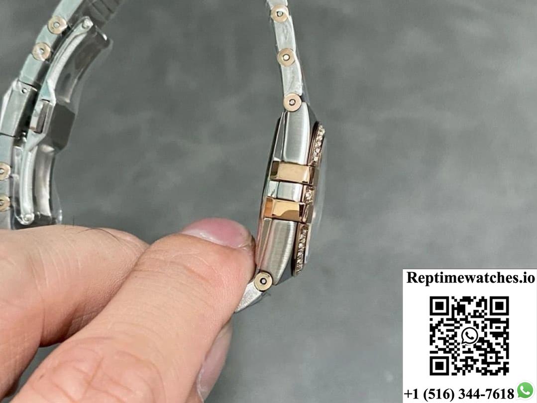 Omega Constellation 131.25.28.60.99.001 TW factory diamond bezel