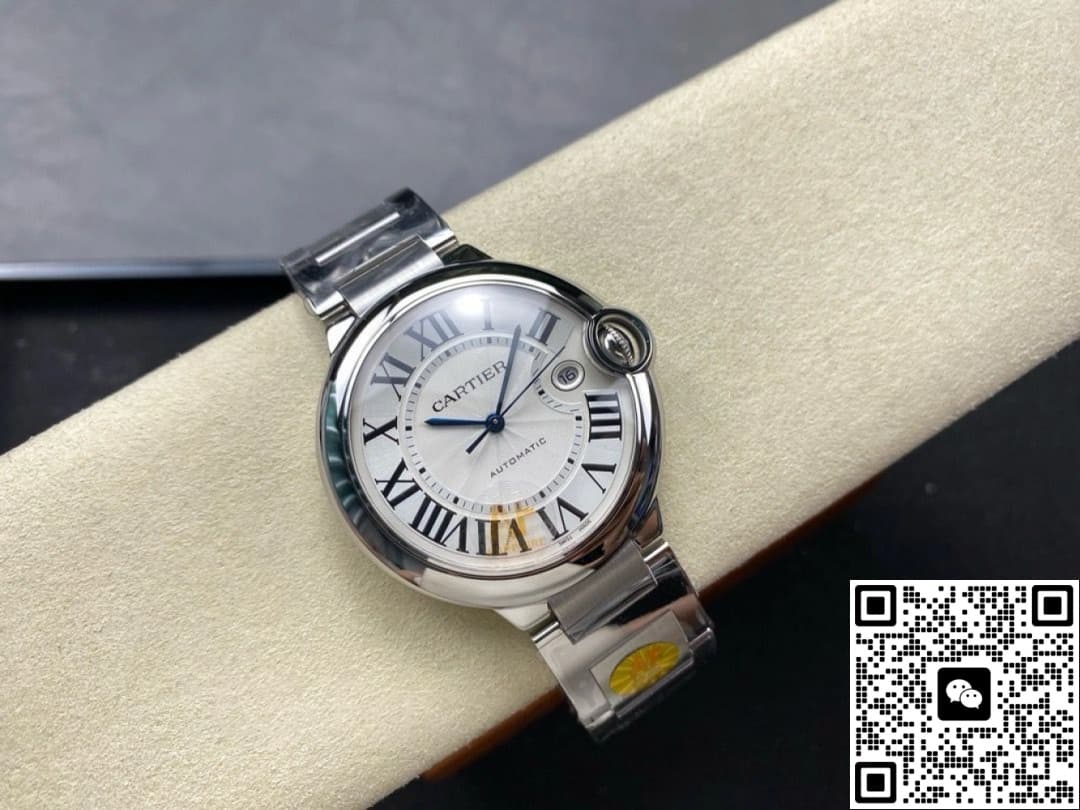 Cartier Blue Balloon W69013Z2 AF Factory Silver Gray Dial