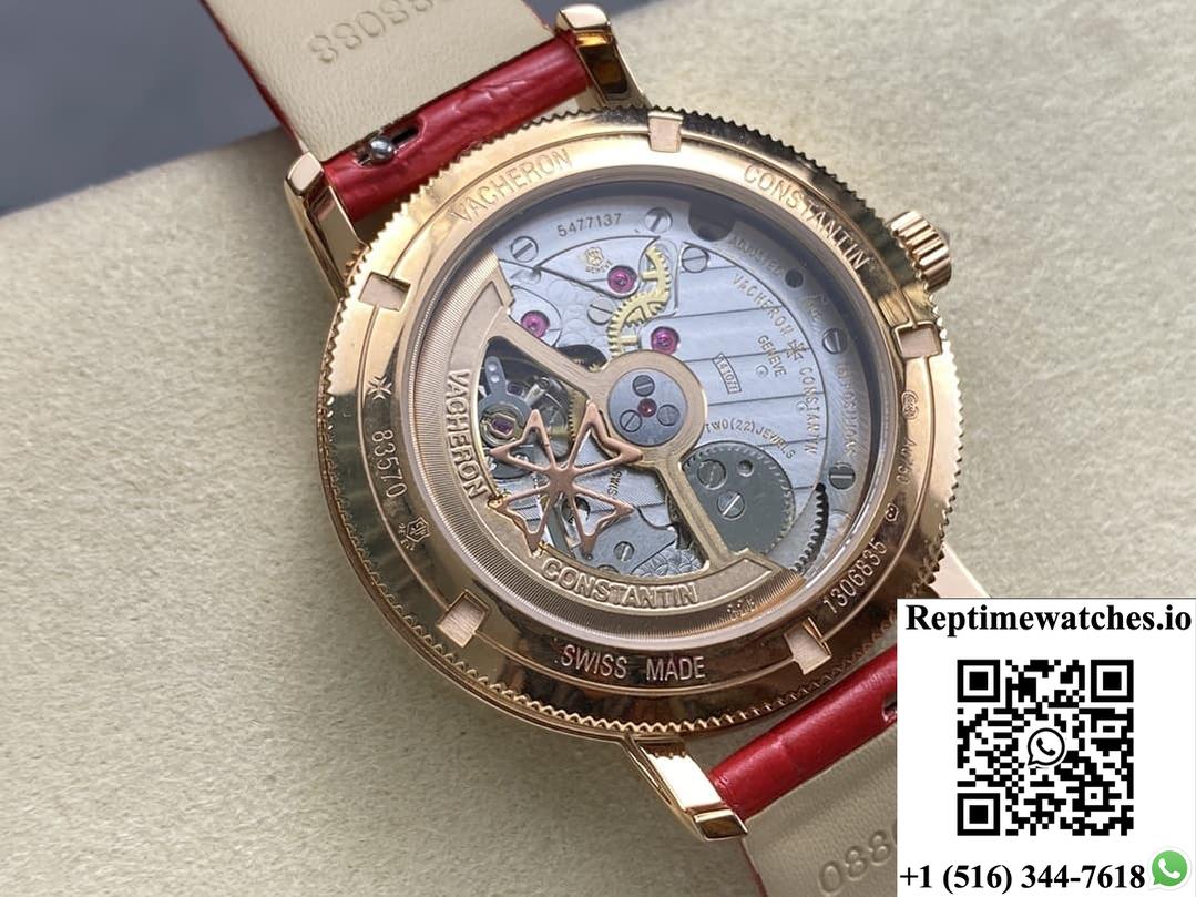 Vacheron Constantin Traditionnelle 83570-000R-B691 Tw Factory Crocodile Leather Strap-Rep Time Watches
