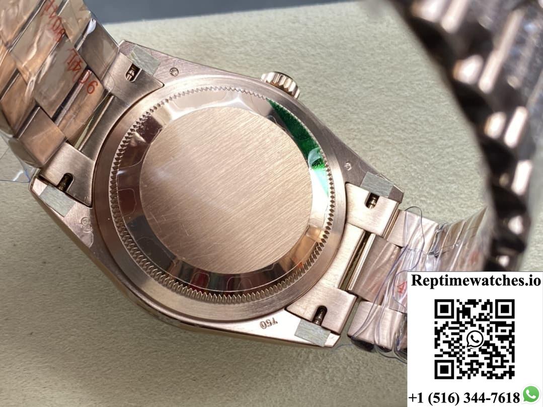 Rolex Day-Date M128345rbr-0065 8+ factory solid case back