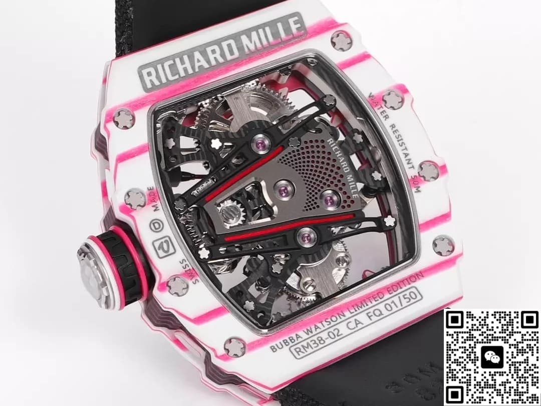 Richard Miller Men’s RM38-02 RM Factory Transparent Case Back