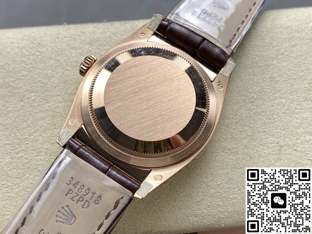 Rolex Day-Date 128155RBR 8+ Factory Date Display