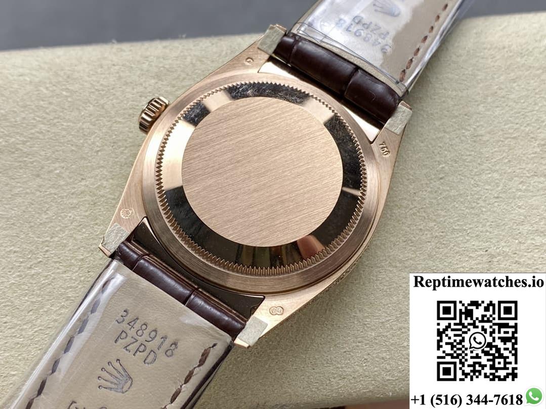 Rolex Day-Date 128155RBR 8+ Factory Date Display