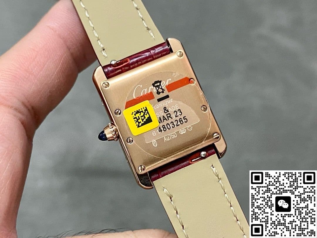 Cartier Tank WGTA0010 F1 factory solid case back