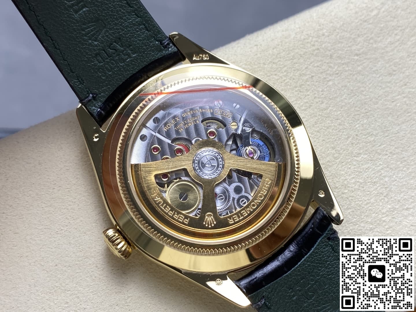 Rolex Perpetual 1908 m52508-0004 R+ factory leather strap