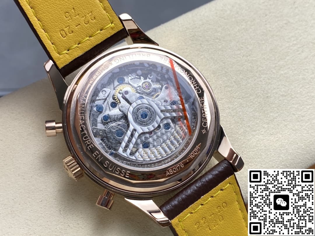 Breitling Premier RB0145371G1P1 BLS factory transparent case back