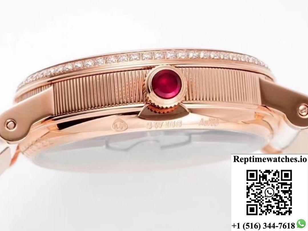 Breguet Heritage 7038BR-18-9V6-D00D ZF factory alligator leather strap