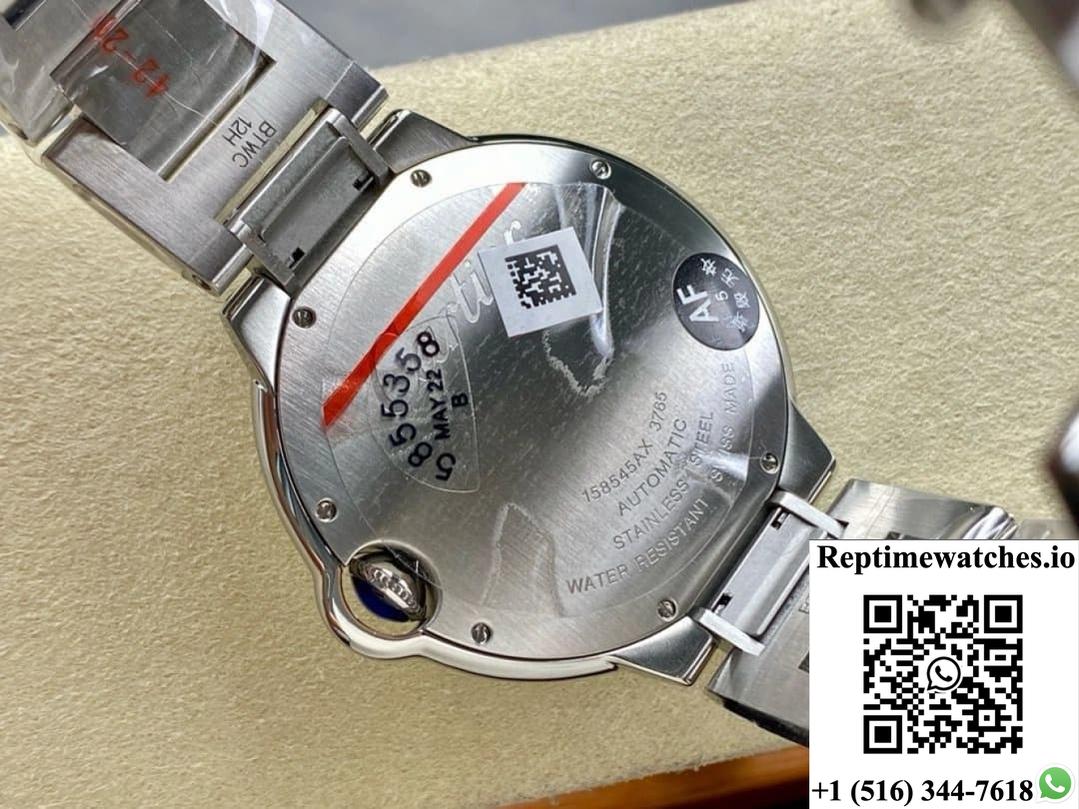 Cartier Blue Balloon W69013Z2 AF Factory Silver Gray Dial
