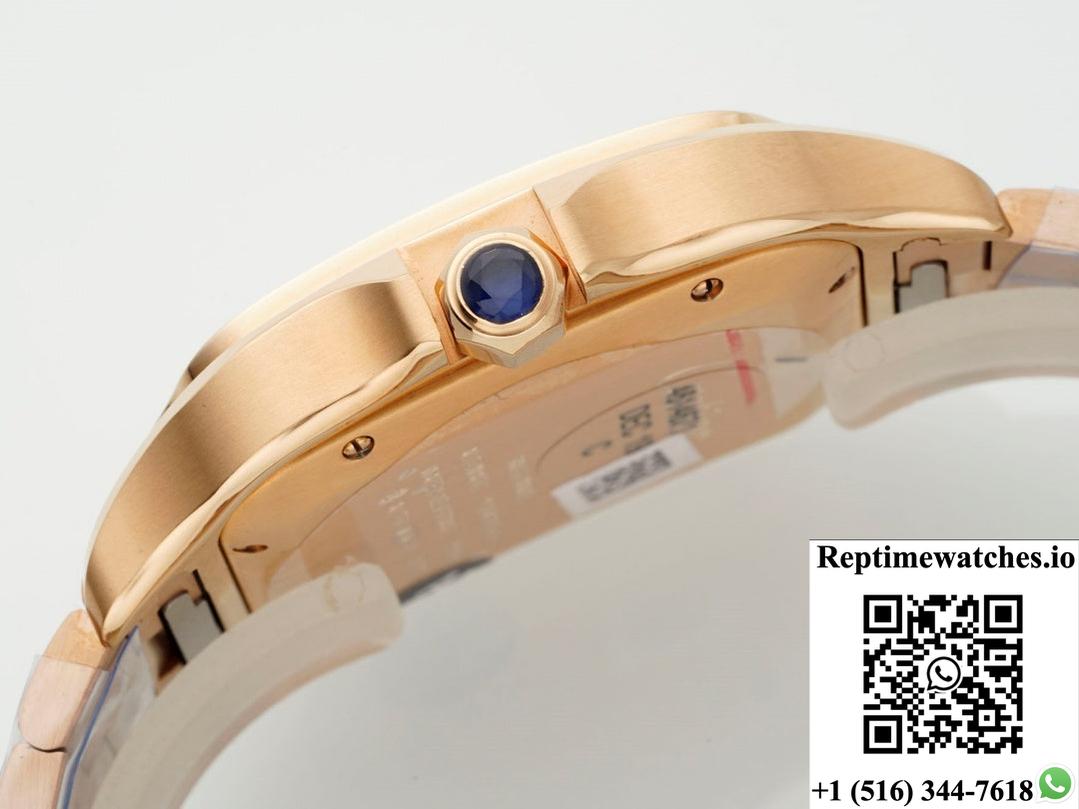 Cartier Santos WGSA0018 AF factory date display