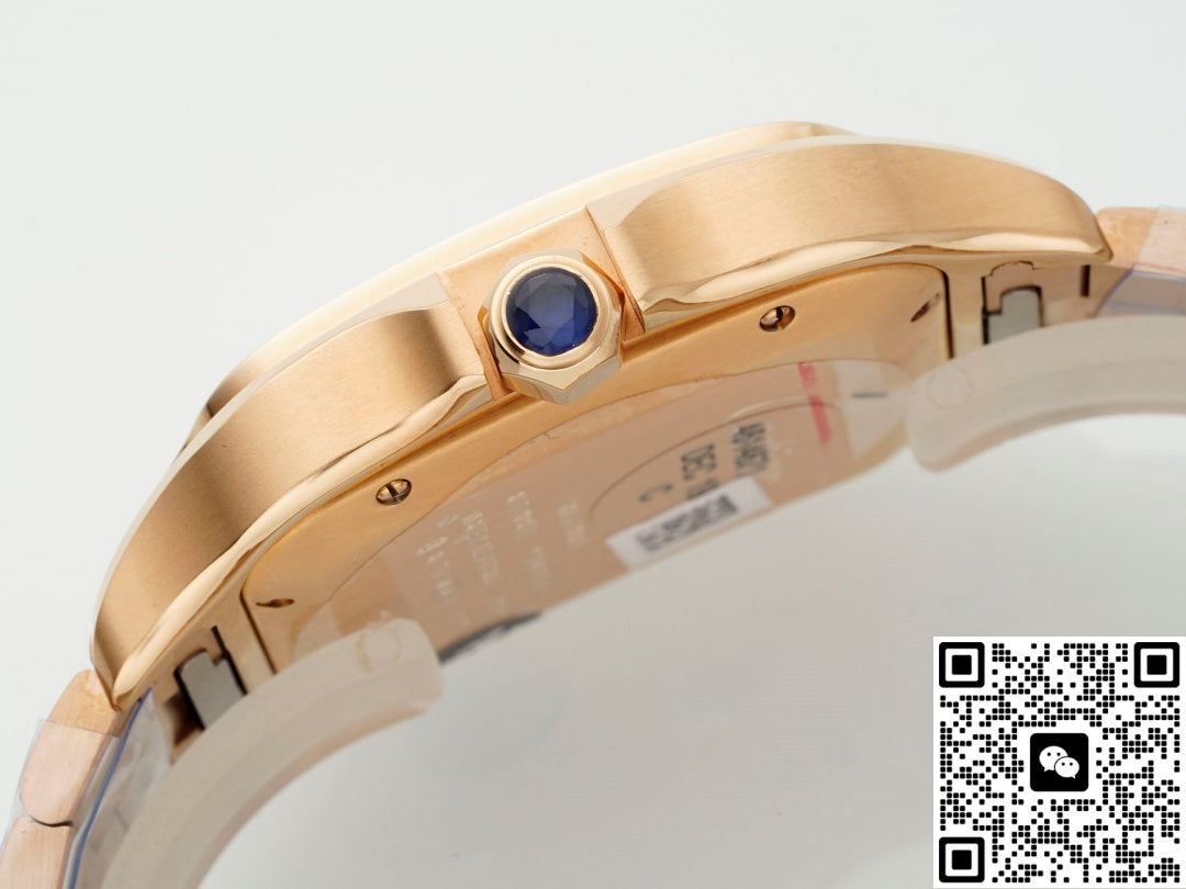 Cartier Santos WGSA0018 AF factory date display