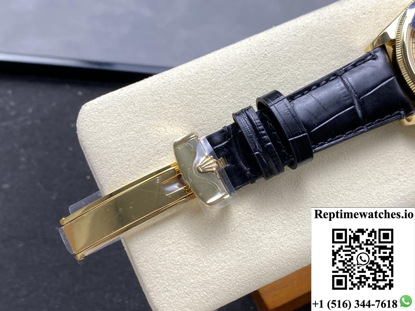 Rolex Perpetual 1908 m52508-0004 R+ factory leather strap