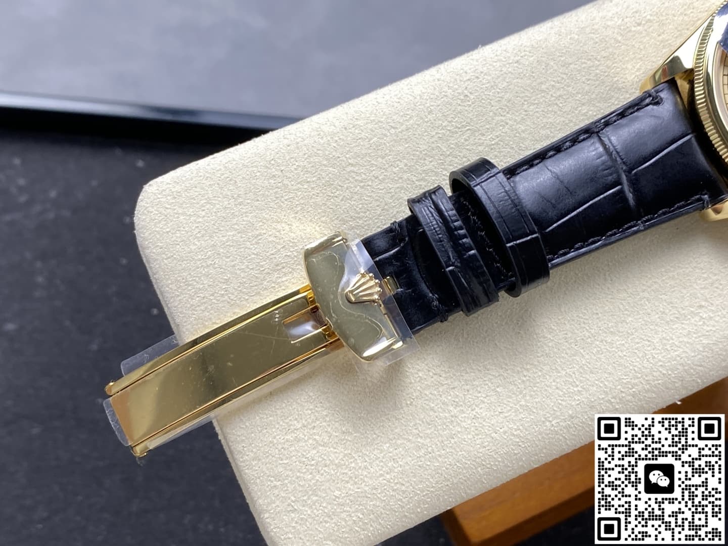 Rolex Perpetual 1908 m52508-0004 R+ factory leather strap